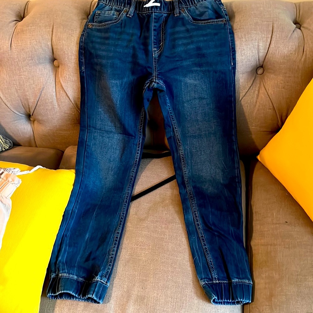 Boys denim joggers